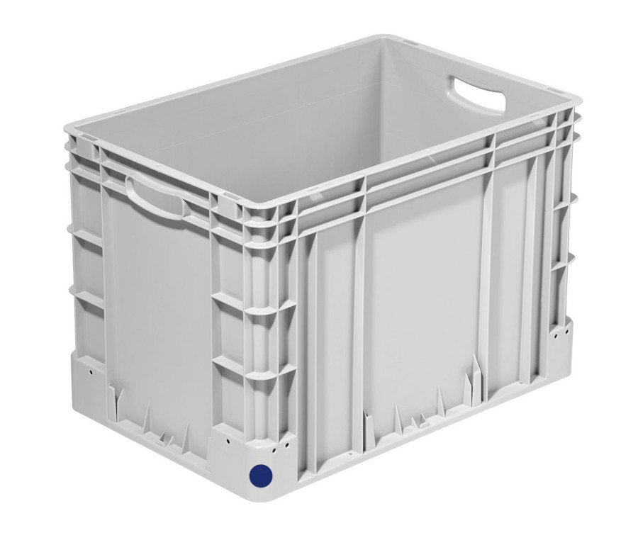 Přepravka Silverline 4272/000300 modrá, OÚ, uzavřená, 2 držáky etiket